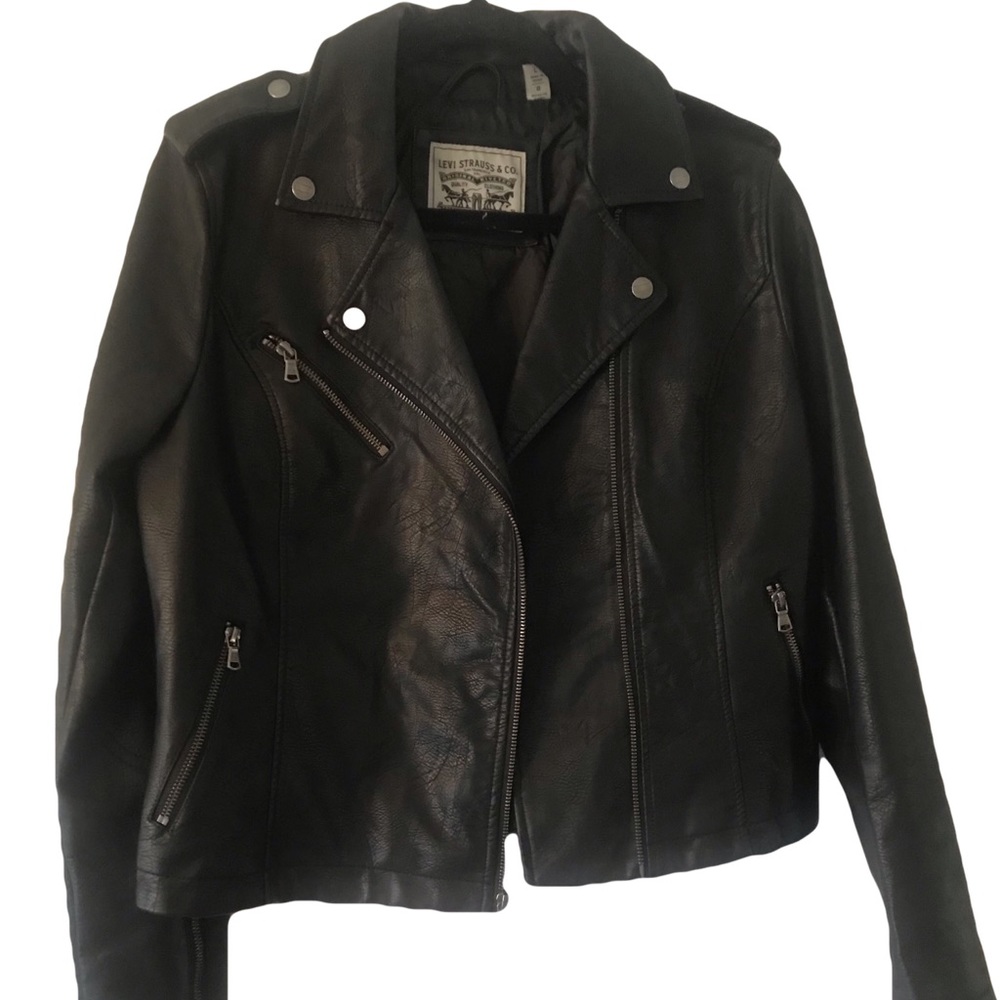 Levi’s faux black leather Motorcycle Jacket